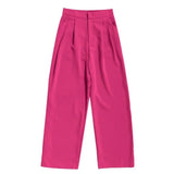 Casual Minimalist Trouser For Women High Waist Loose Wide Leg Pants Female Spring Fashionable New Clothing