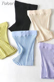 Autumn New Women Thick Stripe Knitted Package Hip Mini Skirt Sexy Stretch Skirt Women High Waist Pencil Skirt Office