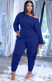 Casual Stacked Jumpsuit with