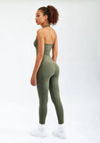 Workout Slim Fit Running Fitness Exercise Yoga Bra and Pants