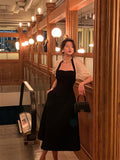 Sleeve Women Elegant Casual Halter Midi Dress Evening Short Sleeve A-Line Party Vestidos Female Fashion Clothes Summer