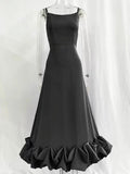 Fashion Sling Belt Three-Dimensional Flower A Skirt Hot New