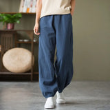 Old Dad Lantern Pants Women Spring And Autumn High-Waisted Women's Trousers Loose Cotton Trousers Halen Trousers Wide Leg