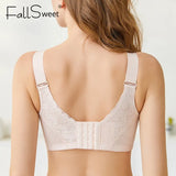 Minimizer Bras for Women Wire Free Lace Lingerie Femme Sexy Plus Size