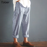 Vintage Harem Pants Women Casual Loose Pockets Pant Autumn Fashion Streetwear Female Harajuku Trousers Plus