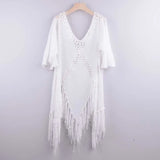 Outings Women Pareo For The Beach Cover Up Summer Dress 2021 Irregular Patchwork Polyester Tunic Robe De Plage