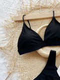 Bikini Solid Two Piece