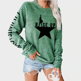 Stars Print Top Long Sleeve T-shirt Women Casual Female Tops Tee Shirts Women Clothes tshirts 2020 mujer