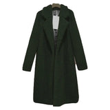 Coats Trench Fashion Long Autumn Winter Warm Tops Cardigan Plus Size Women Clothes 2019 Plush Windbreakers Blouson