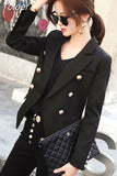 Long Sleeve Fashionable Elegant All-matchDouble Breasted Simple Single Breasted Classic Office Lady Temperament