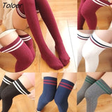 Stockings Female Thigh High Over The Knee Socks 2022 New Fashion Women'S Long Cotton Stockings For Girls Ladies