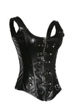 Leather Sexy Gothic Corset and Panty Plus Size Lingerie