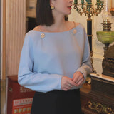 Toloer Chiffon Shirt Women 2025 New Spring Temperament T-Shirt Fashion Fashion Fashion High-End Feel French