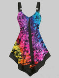 Dye Shirts Women Tank Top Summer Plus Size Polyester Print Sexy Ladies Spaghetti Strap Sleeveless Vest Shirt