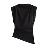 Women's New Fashion Folding Decorative Shoulderless