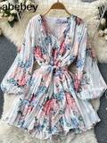 Women Elegant Outfits Bodysuit Long Sleeve Female Jumpsuit clothes Overalls Summer Rompers party Clothing shorts