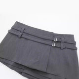 New Spring Style Buckle Decoration Solid Color Fashion Dress Pants 25553140-Outfit