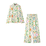 Summer Series Printed Poplin Shirts 2183260 Printed Trousers 2183249-Outfit