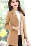 Winter Wool Jacket Womens Clothing Mid Long Double Breasted Woolen Coats Slim Wild Elegant Female Korean Outerwear