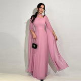 New Women's Temperament Elegant Solid Color Slim Slimming
