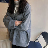 Sweaters Women Cardigan V-Neck Long Sleeve Fashion Loose Breathable Casual Knitting Female 7 Colors Autumn Comfortable