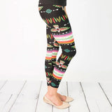 Leggings Christmas Bird-Printed Pencil Pants Look Thin Long Johns Nine-Cent Pants-Outfit