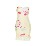 Spring 2025 New Dress Mori Style Temperament Casual Print Braided Kitty