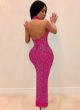 Formal Crystal Scoop Long Party