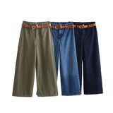 New Autumn Jeans With High Waist, Wide Legs And Ankles 1889171-Outfit