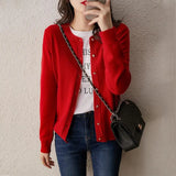 Oversize Womens Sweaters Autumn Vintage Cardigans Loose Winter Sweater Knitted Plus Size Women Cardigan Knit Button