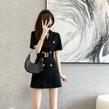 Jacket Women 2025 Spring And Autumn New Korean Version Of The Fashion White Ultra-Short One Buckle