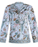 Casual Floral Button Up