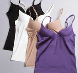Toloer Screen Batch B129 Burst Silk Slip Sling Mold Cup Bottom Vest Pajamas