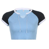 Angel Printed Short Sleeve Crop Top T Shirt Women Summer Clothes Cute Print T-shirt Ladie Streetwear Tee Shirt