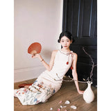 Chinese-Style Cheongsam Dress Women's Summer New National Style Design Temperament Long