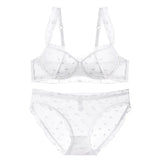 Lace Underwear Pure Summer Thin Female Bra Show Small Side Breast Breathable Bra Sexy Bra