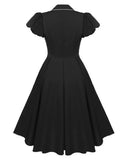 Formal V-Neck Short Sleeve Vintage Prom