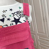 Fashion Women Shorts Jumpsuits And Rompers High Quality Solid Plus Size Woman Strap Rose Red Jeans Overalls Shorts