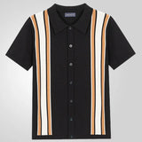 Men's New Summer Knitted Shirt Colling Commercial POLO Shirt Men's