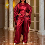 Yarn Stitching Collar Dress Dress Designer Single Sleeve Slanted Wood Ear Dress Party