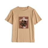 Aesthetic Graphic Printed Women T Shirts Harajuku Kawaii Soft Cotton Loose Tees Gothic Vintage Casual Female