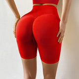 Shorts Fitness Clothing Seamless Women Push Up High Waist Shorts Sports Workout Short Leggings Tummy Control Hot