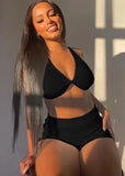 Sexy Halter Vest And Shorts Two Piece Short