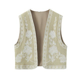 New Embroidery Cardigan Fashion Vest 6895023-Outfit