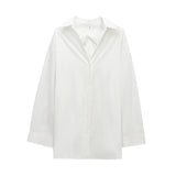 Women's Clothing 2025 Spring New Temperament Fashion Back Folding Loose Long-Sleeved Casual