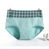 Seamless Panties Women High Waist Cotton Briefs Breathable Cute