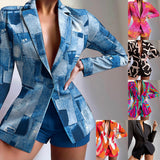 Independent Station New Fashion Fashion Suit Printed Shorts Set Girl-Outfit