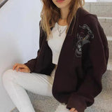 Y2K Sweatshirt Winter Jacket Clothes Brown Zip Sweatshirt Oversized Hoodie Women's XL Retro Pocket Long Sleeve Pullover