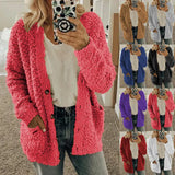 Wish 2025 Autumn And Winter Explosion Women's Fashion Casual Sweater Coat Size