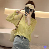 Glitter Knitted Cardigan Women's New Summer Blouse Hollowed-Out Mesh Tulle Sunscreen Outer Coat Shawl-Outfit